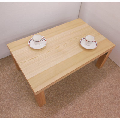 軽量タモ小型折れ脚テーブル(75・80) ｜尾上家具