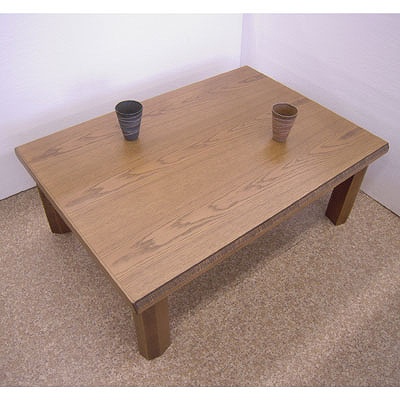 民芸ナラ折りたたみテーブル(105・120・135大型)